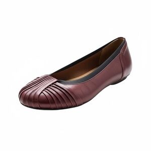 Cobb Hill by New Balance Shoes Women’s 7.5M Revlite Flat Leather Burgandy